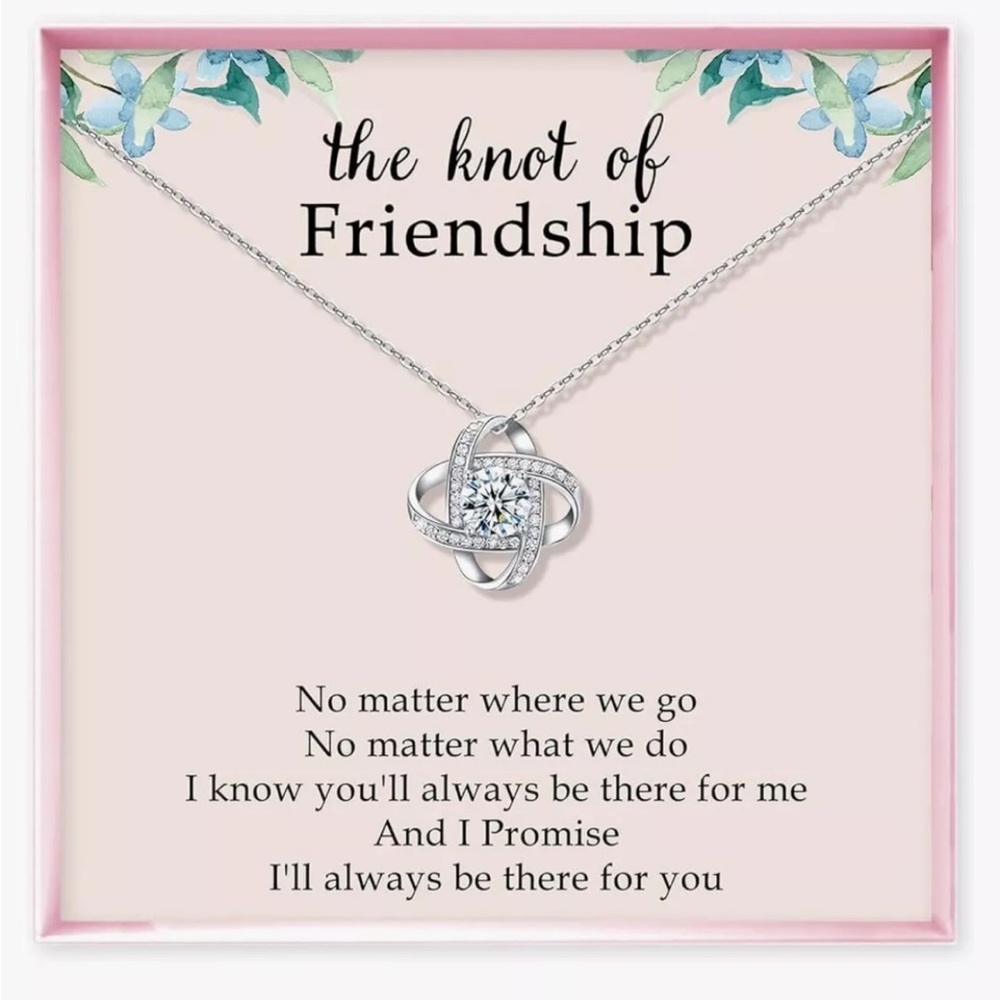 *NEW* Love Knot Necklace, Gifts for Best Friend, Friendship Gifts for Women